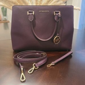 Michael Kors purple tote